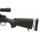 Well модель снайперской винтовки MB4404D Spring (with scope & bipod) BK